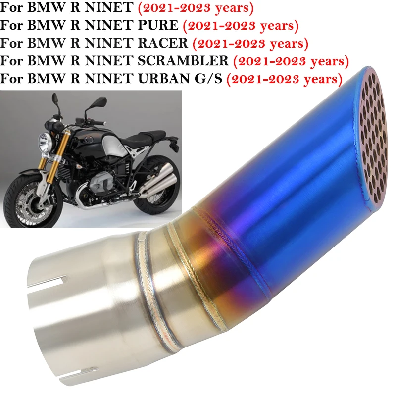 

Slip-On For BMW R nineT Pure Racer Scrambler Urban G/S nine T 2021 2022 2023 Motorcycle GP Exhaust Esccape Modify 60mm Muffler