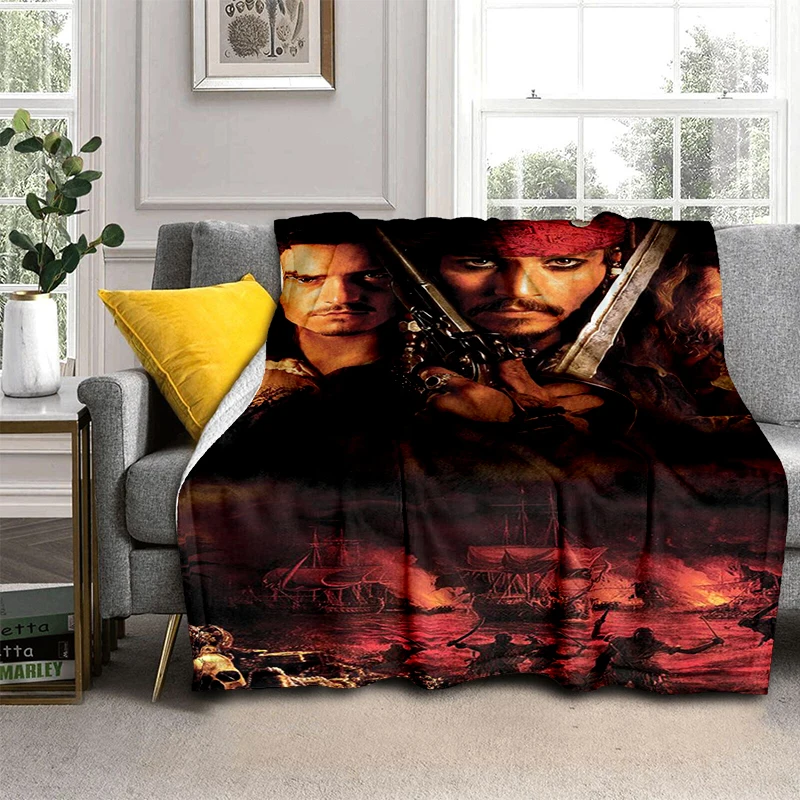 

Художественное флисовое мягкое одеяло с 3D-принтом пиратов из фильма «Пираты» для кровати, похода, пикника, толстое стеганое одеяло, модное флисовое покрывало