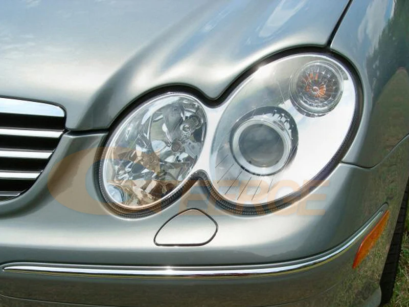 Ксеноновая фара для Mercedes Benz C CLASS W203 C230 C320 C350 C55 C32 2001-2007 ультраяркая кольцевая
