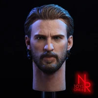 nrtoys nr08 16 male head sculpt carved beard version with metal shield model for 12 action figure body