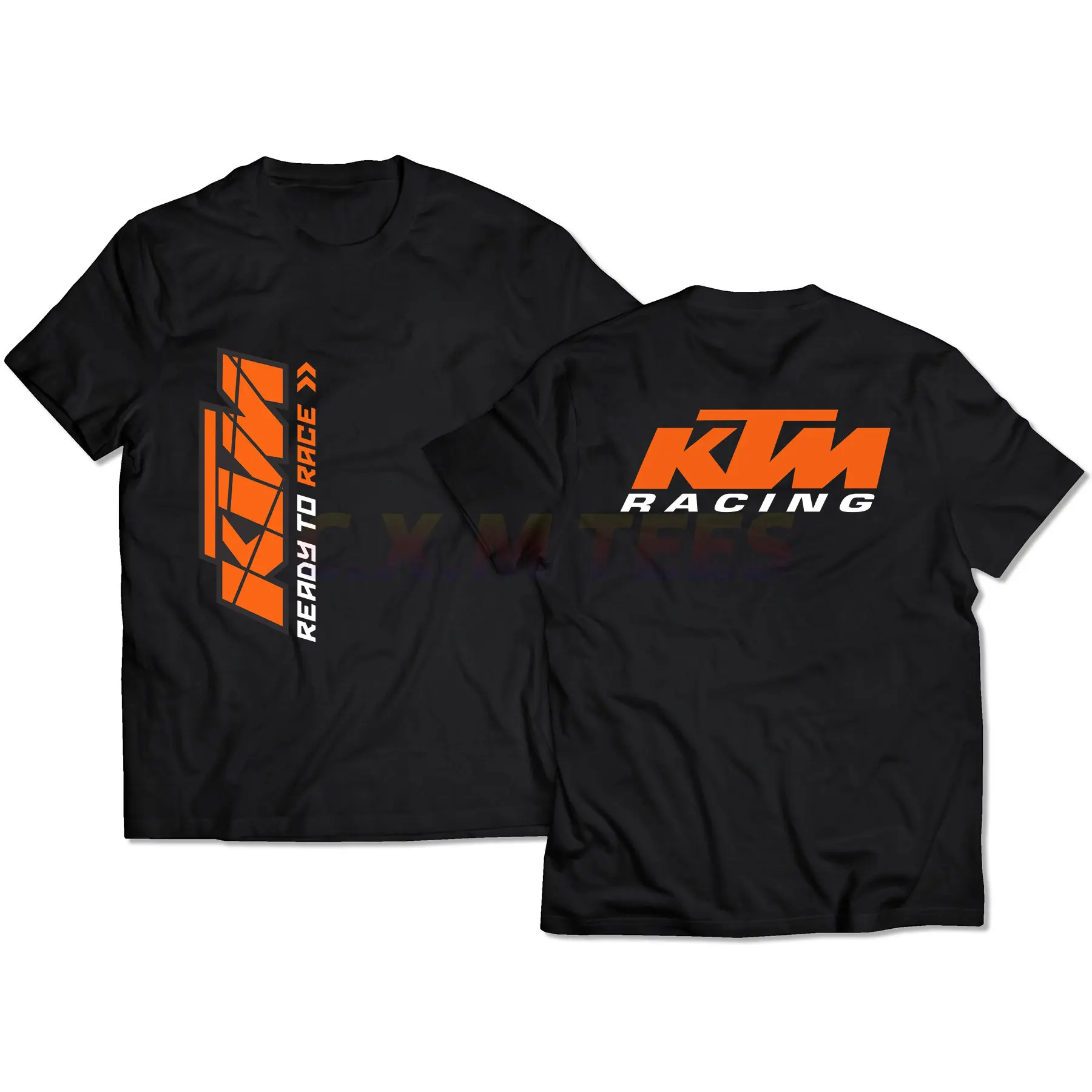 

Men Ready To Race Gift for Biker Motocross T Shirt Double-sided Casual Oversized T-shirt Graphic Amazing Tees Short Sleeve S-3XL