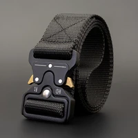 3 8cm nylon braided belt casual high quality design men multifunctional outdoor military training quick release belt black 2127s