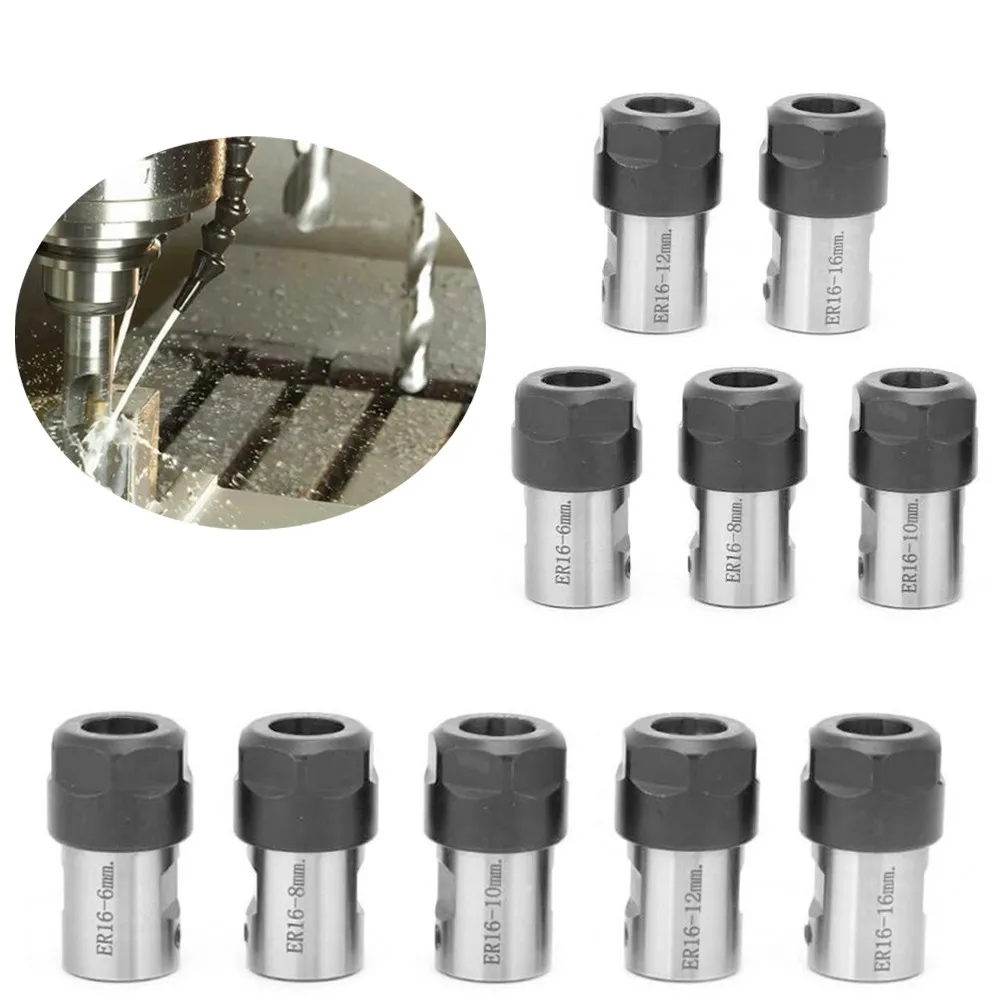

Универсальный цанговый патрон ER16A, буровые станки с валом двигателя 6 мм/8 мм/10 мм/12 мм/16 мм, Фрезерный инструмент с ЧПУ
