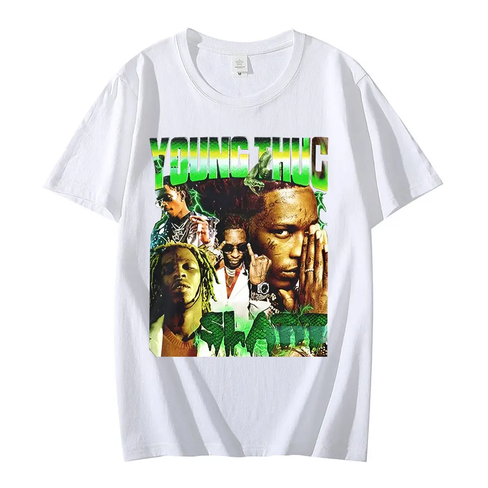

Hip Hop Rapper Young Thug T-Shirt Men Women T Shirt Graphic Vintage Style T Shirts Summer Harajuku Fashion Streetwear Top Unisex