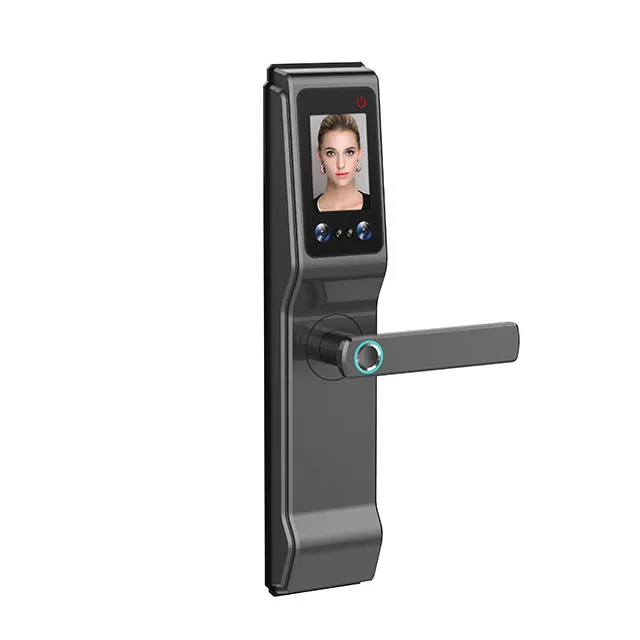 

Huarui lock H9 smart security lock fingerprint, dna fingerprint door lock, door digital fingerprint lock