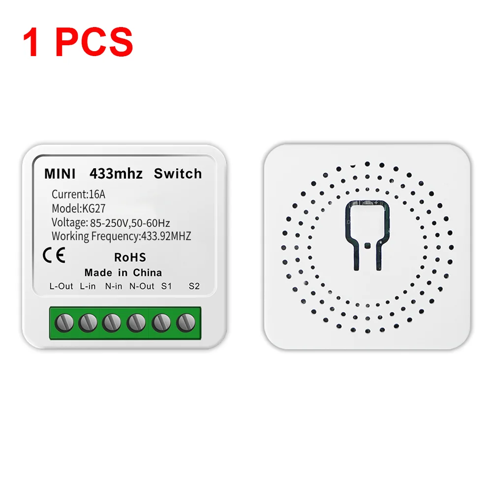 

Беспроводной умный выключатель SZKOSTON RF433 16А
