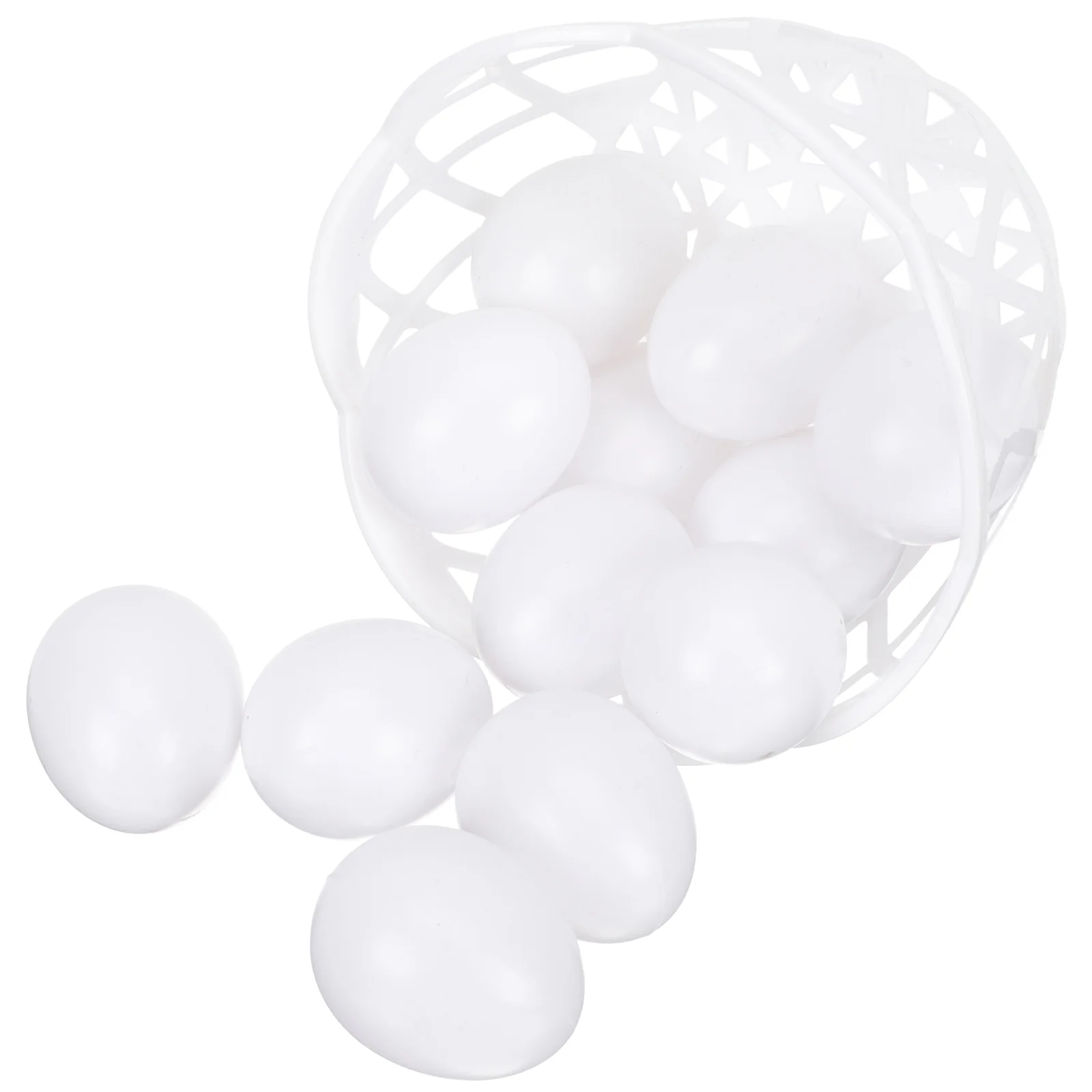 

Eggs Easter Egg Fake Simulation Party Kitchen Decorations Kids Artificial Play White Chicken Toy Props Blank Unfinished Decor