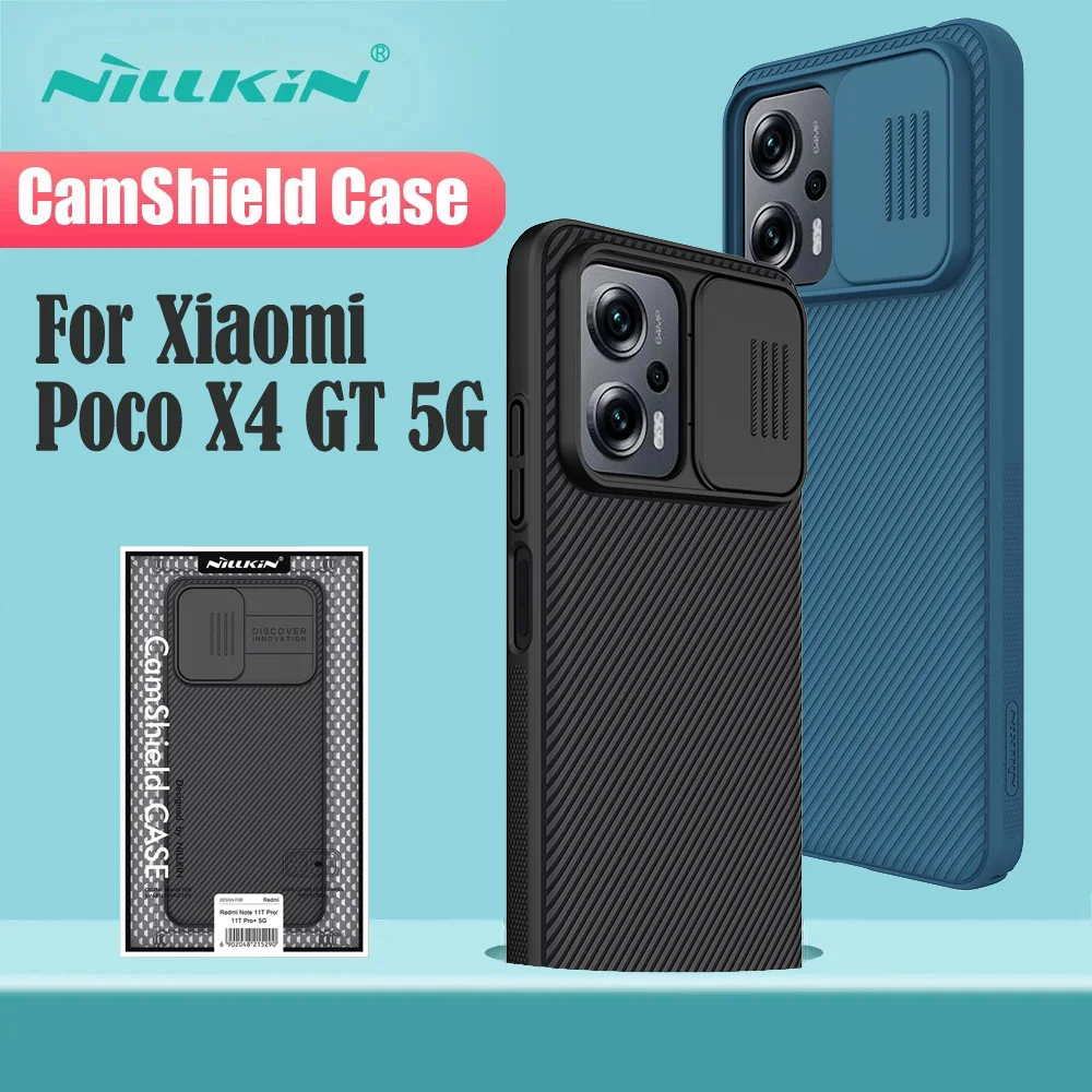

NILLKIN For Xiaomi Poco X4 GT 5G Case CamShield Slide Cover Camera Privacy Lens Protection Phone Back Cover For Poco X4GT 5G
