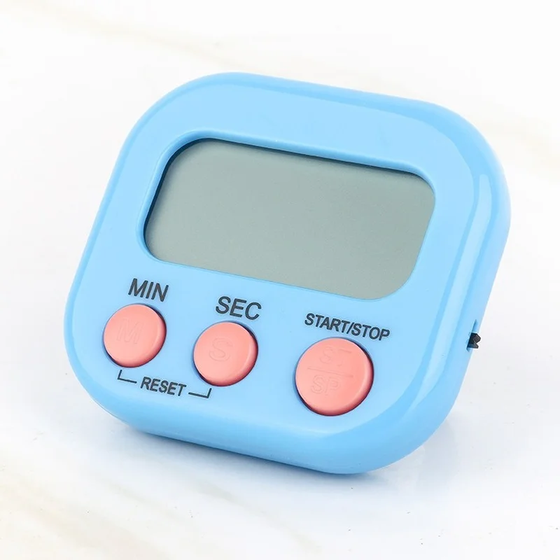 

LED Counter Display Alarm Clock Manual Electronic Countdown Sports Magnetic Digital Timer Kitchen Cooking Shower Study Stopwatch