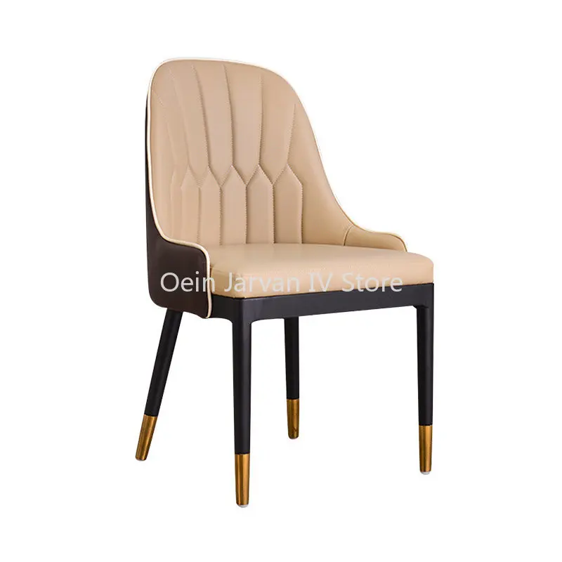 

Nordic Luxury Minimalist Dining Chairs Household Modern Armchair Dining Chairs Design Creative Sillas Comedor Furniture WZ50DC
