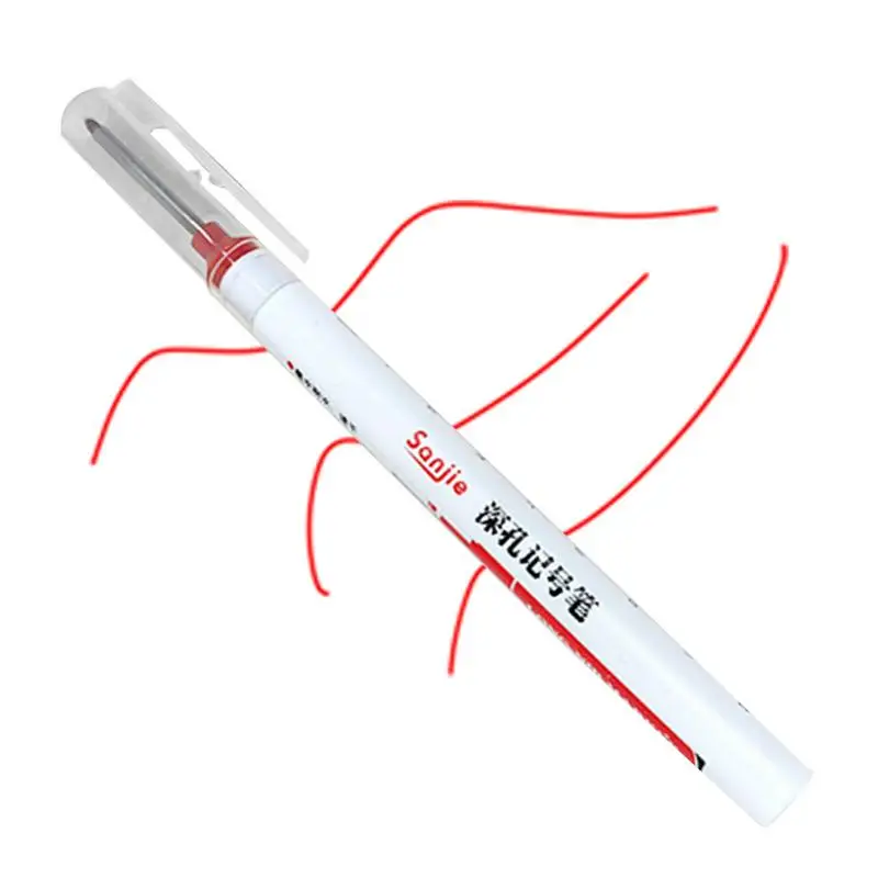 

Oil-Based Marker Pen Waterproof Wood Glass Pen Colorfast Markers Carpentry Accessories For Electric Drilling Glass Installation