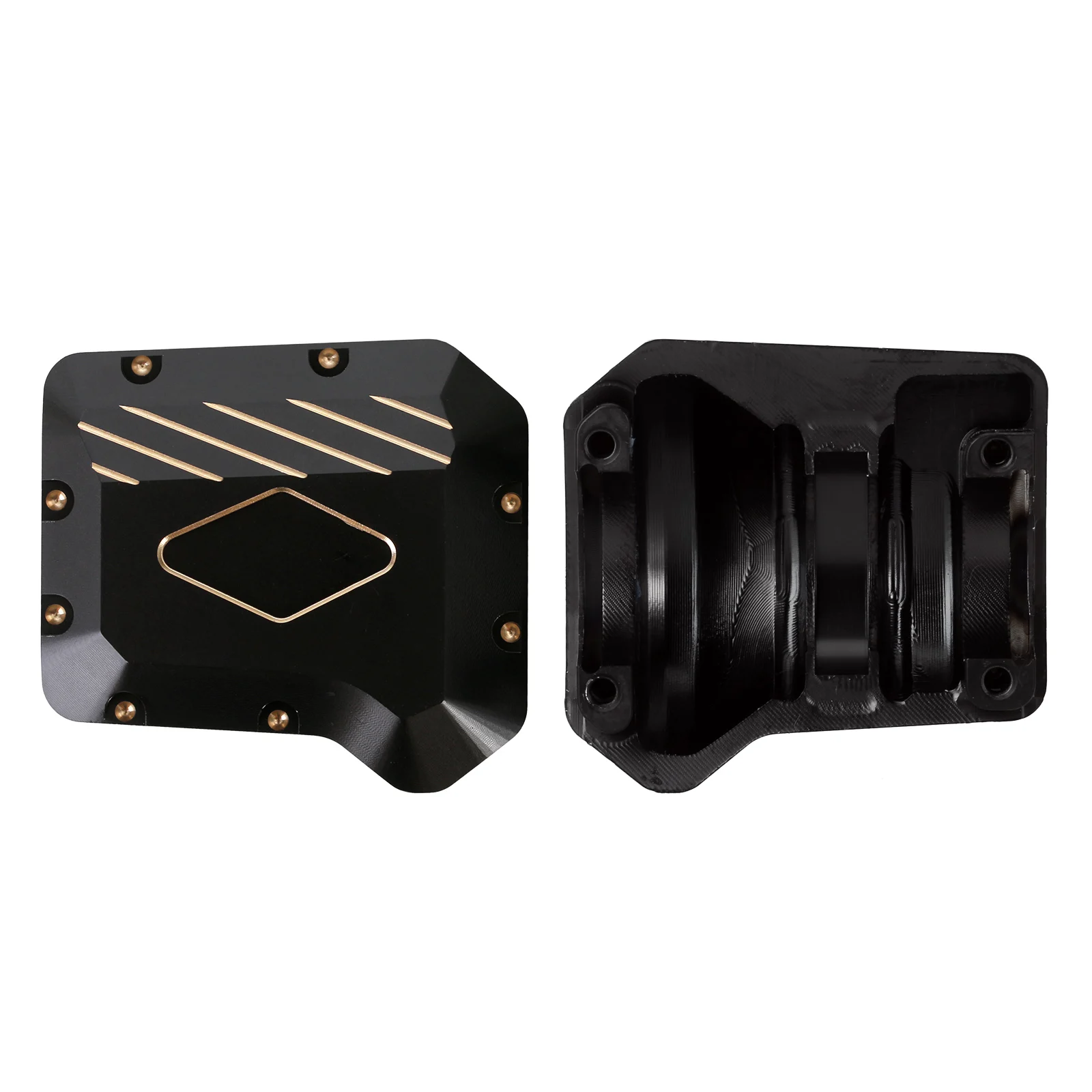 INJORA тяжелое черное покрытие латунный корпус портального привода с противовесом