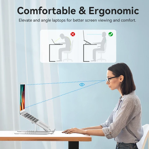 Подставка для ноутбука Vention алюминиевая регулируемая