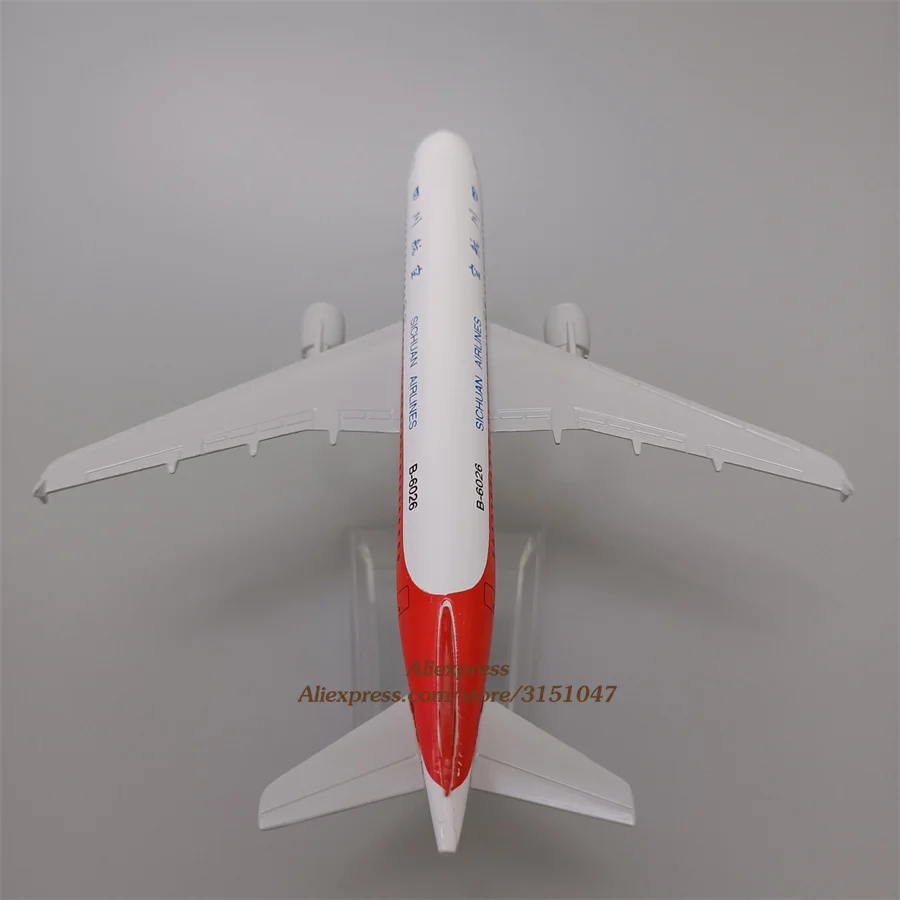 Модель самолета 16 см из металлического сплава China Sichuan Airlines аэробус 320 A320 модель