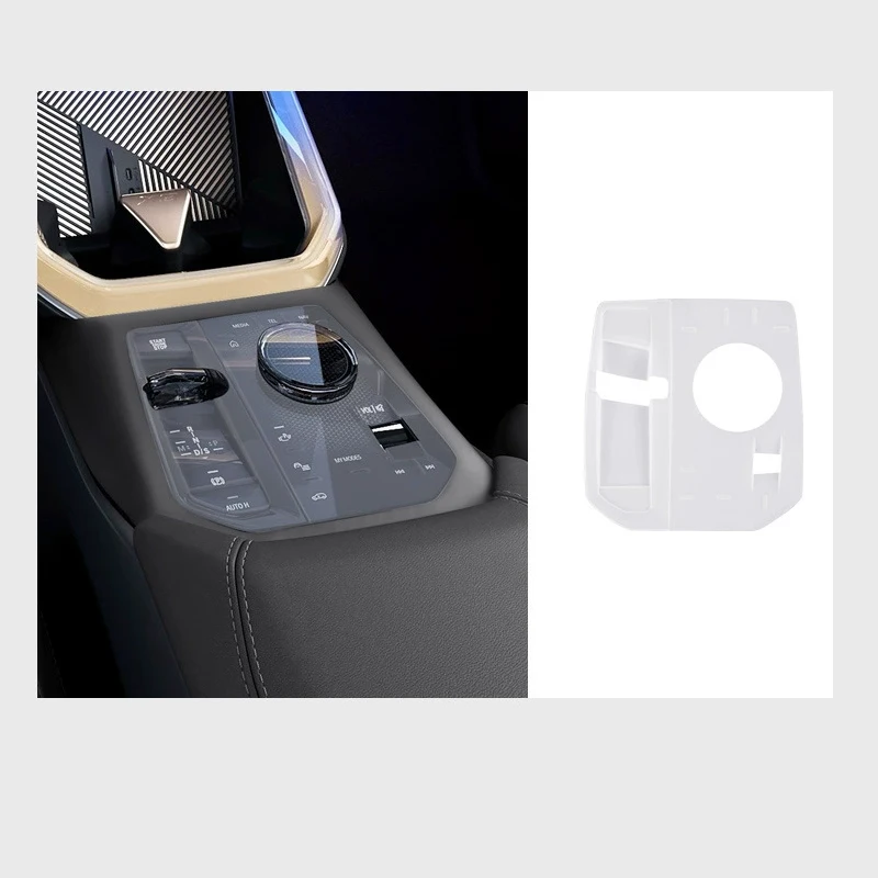 

Для BMW X3 G45 2025 + кнопка переключения передач с центральным управлением, пылезащитная мягкая резиновая силиконовая накладка, аксессуары для модификации интерьера