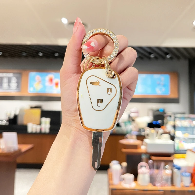 

2/3 кнопочный чехол для телефона Renault Megane Duster Modus Espace Laguna Logan For DACIA Sandero Fluence Clio Kango