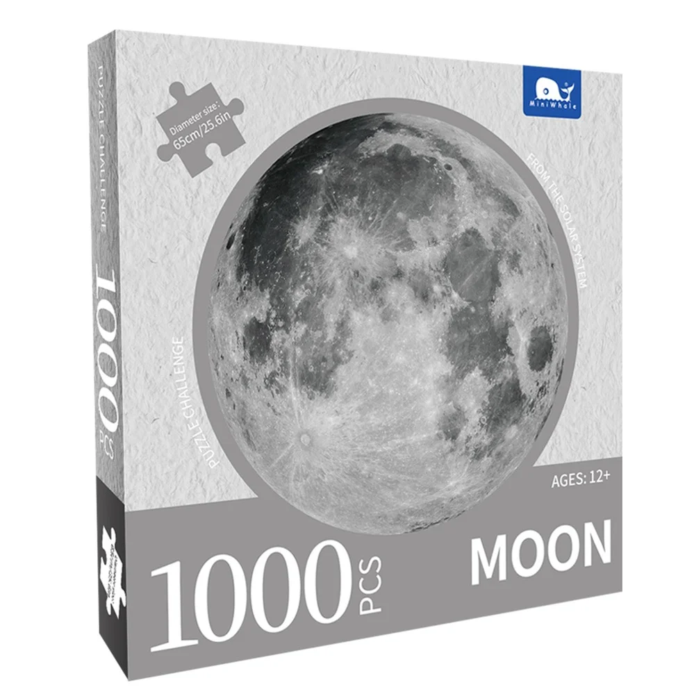 

Moon Earth Puzzle Starry Space Traveler Jigsaw Earth 1000 Pieces Difficult Adult Decompression Jigsaw Educational Toys Kids Gift