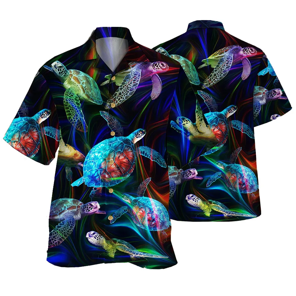 2023 Oversize Fish Men's Social Shirt & Blouse Mens Dress Shirts and Blouses Men's Clothing Montclair Hawaii Hawaiian Shirt Man