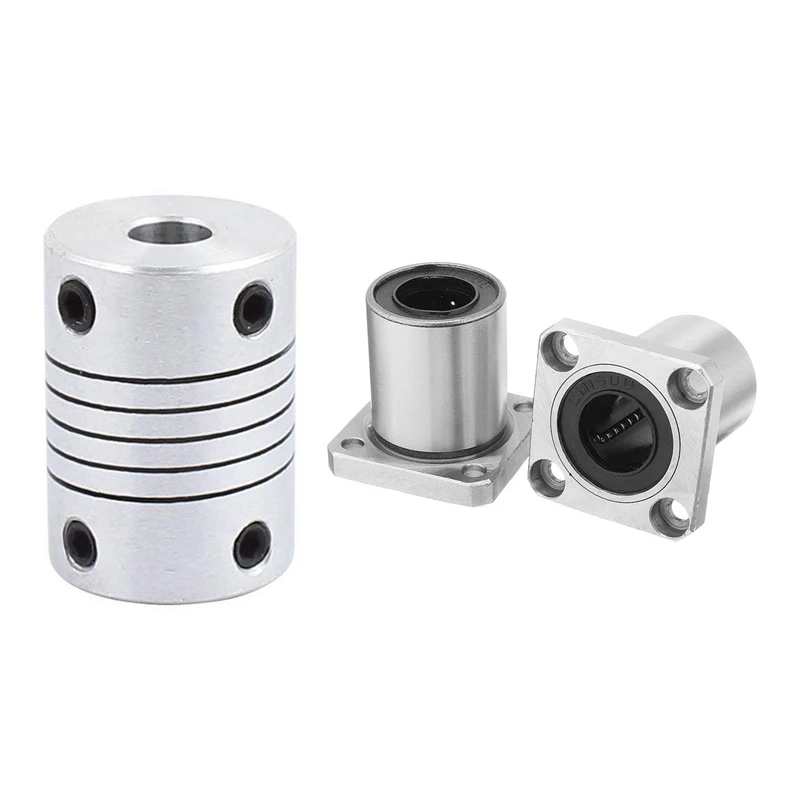 

Шаговый соединитель из алюминиевого сплава, 1 шт, фланцевый Линейный шарикоподшипник 16 мм x 28 мм x 37 мм