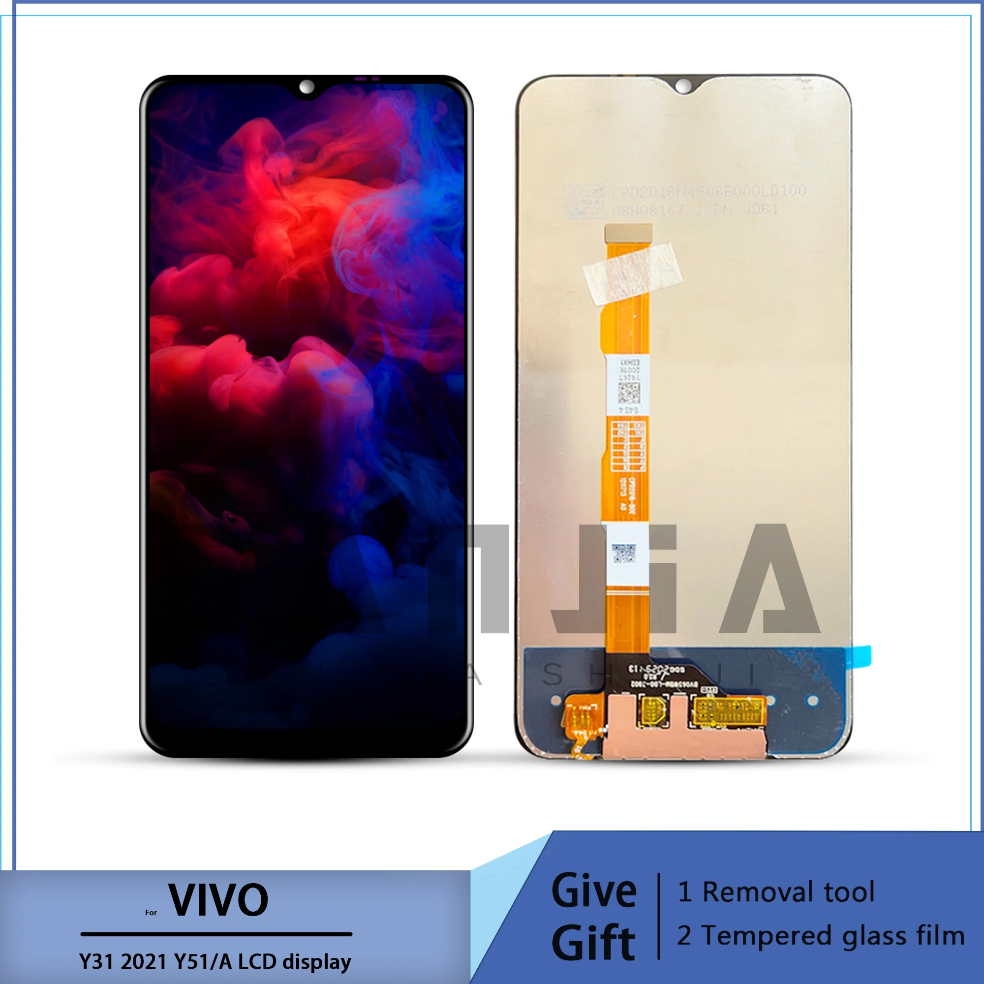 ДЛЯ VIVO Y31 2020 V2036 ЖК-дисплей экран сенсорный дигитайзер панель аксессуары для VIVO Y51 2020 V2030 Y51A V2031 с рамкой