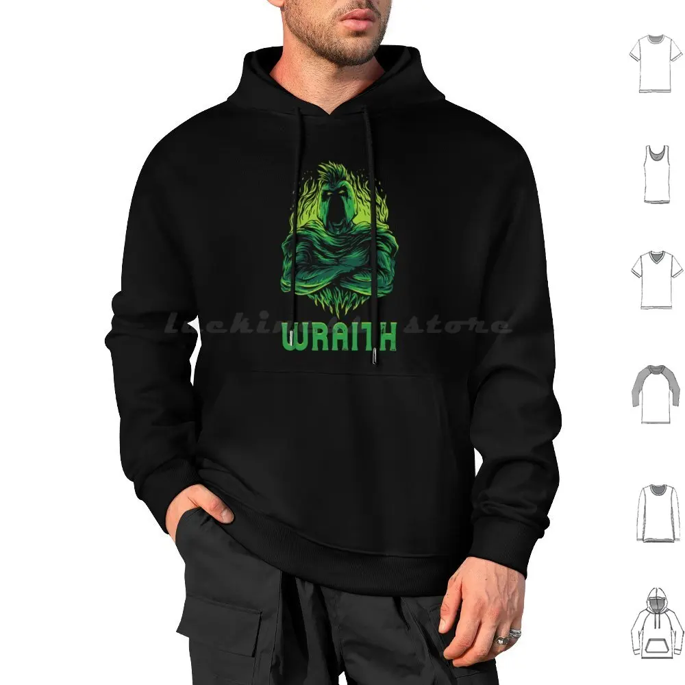 

Фольклорные толстовки Wraith Ghost Undead Soldier с длинным рукавом, призрак Wraith Undead Soldier, фольклорная мифология