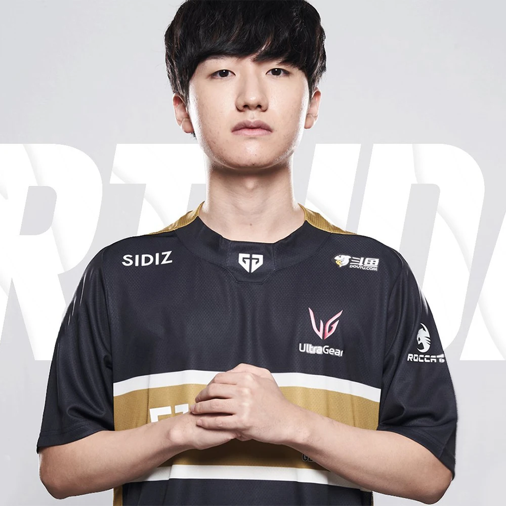 2022 GENG Jersey LOL LCK Chovy Peanut Ruler Lehends Doran Custom Name Black Tee Shirts Print E-Sport Uniform Women Men Clothing