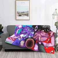 basil omori flannel blanket psychological horror game throw blankets for bed sofa couch 150125cm quilt