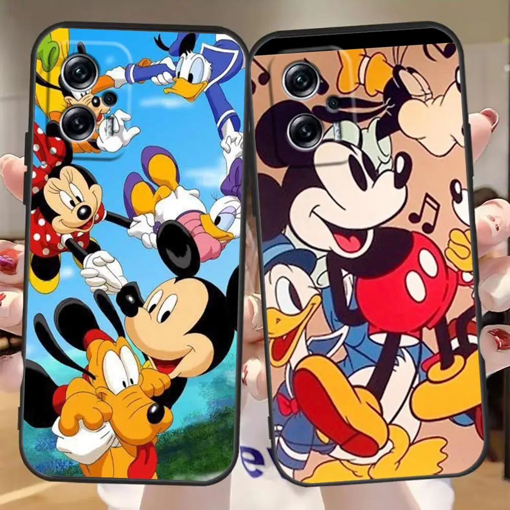 

Phone Case For Redmi Note 11 10 9T 9S 9 8T 8 7 6 5 5A 4 3 A1 GO Pro Aprime 5G 4G Fundas Capa Cute cartoon Mickey Minnie Mouse