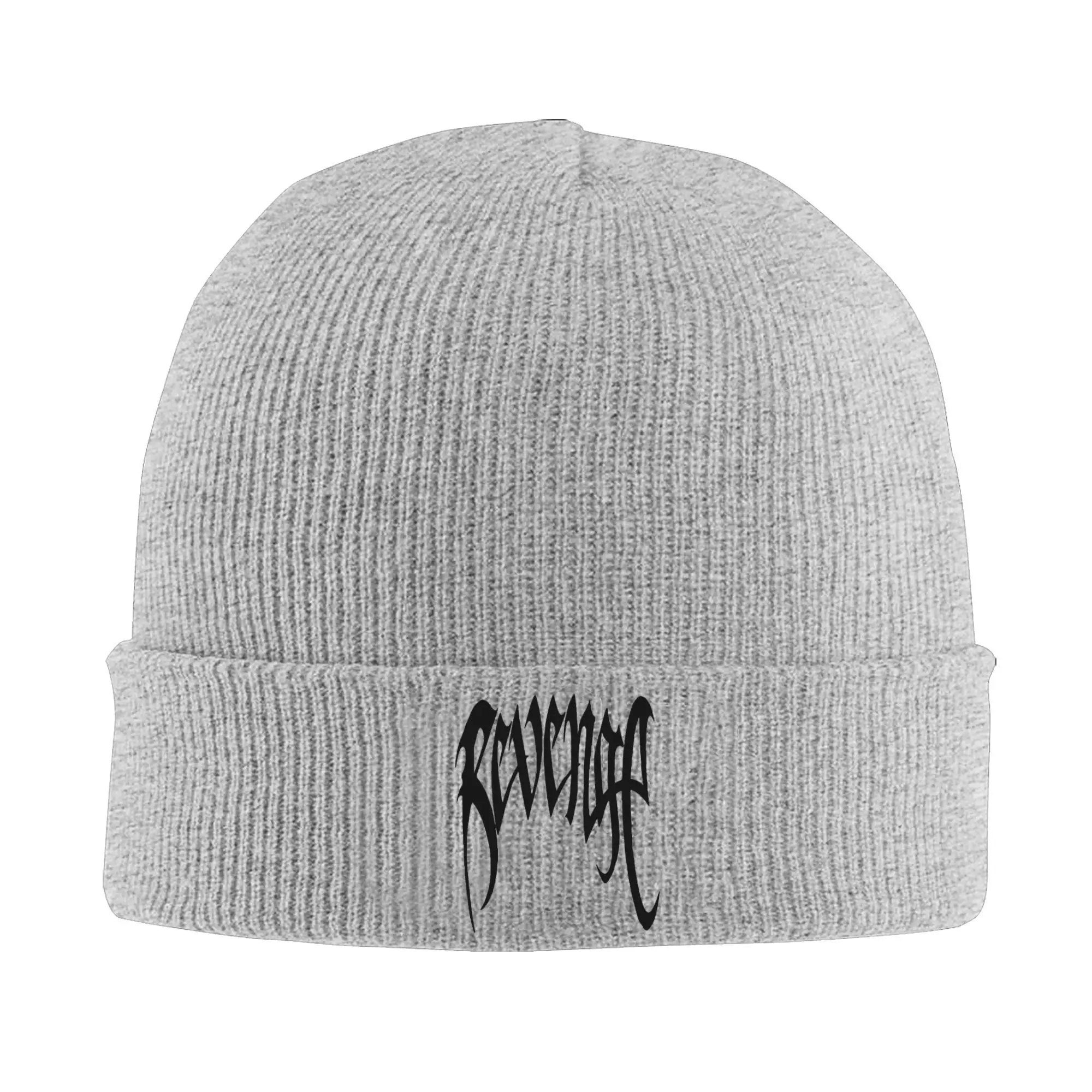 Женская трикотажная шапка в рубчик стиле унисекс