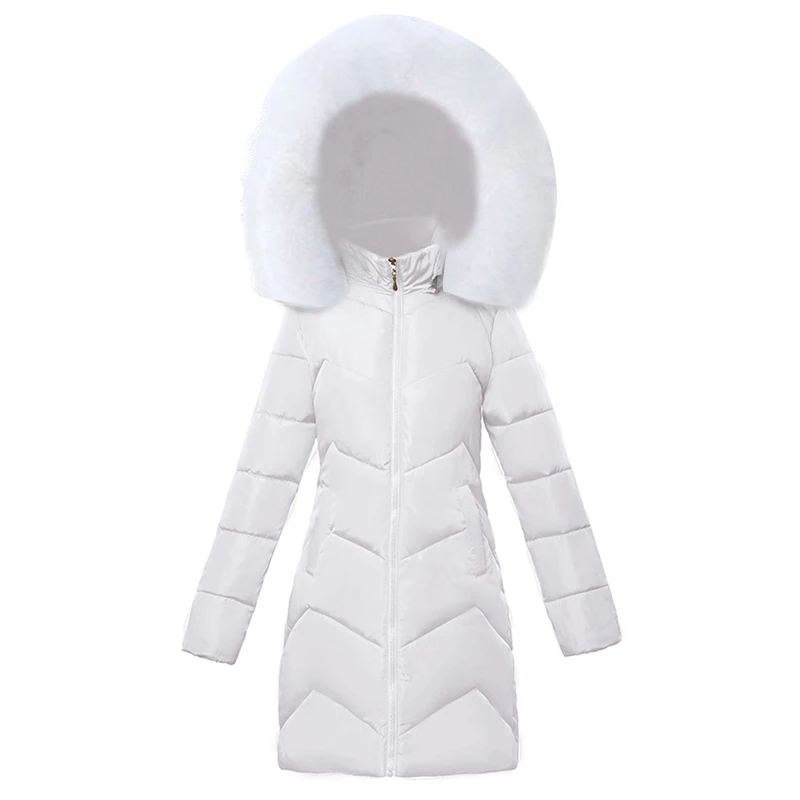 Plus size 7XL jackets women coats winter solid thick parkas woman clothing hot sale hooded zipper warm overcoats female clothes