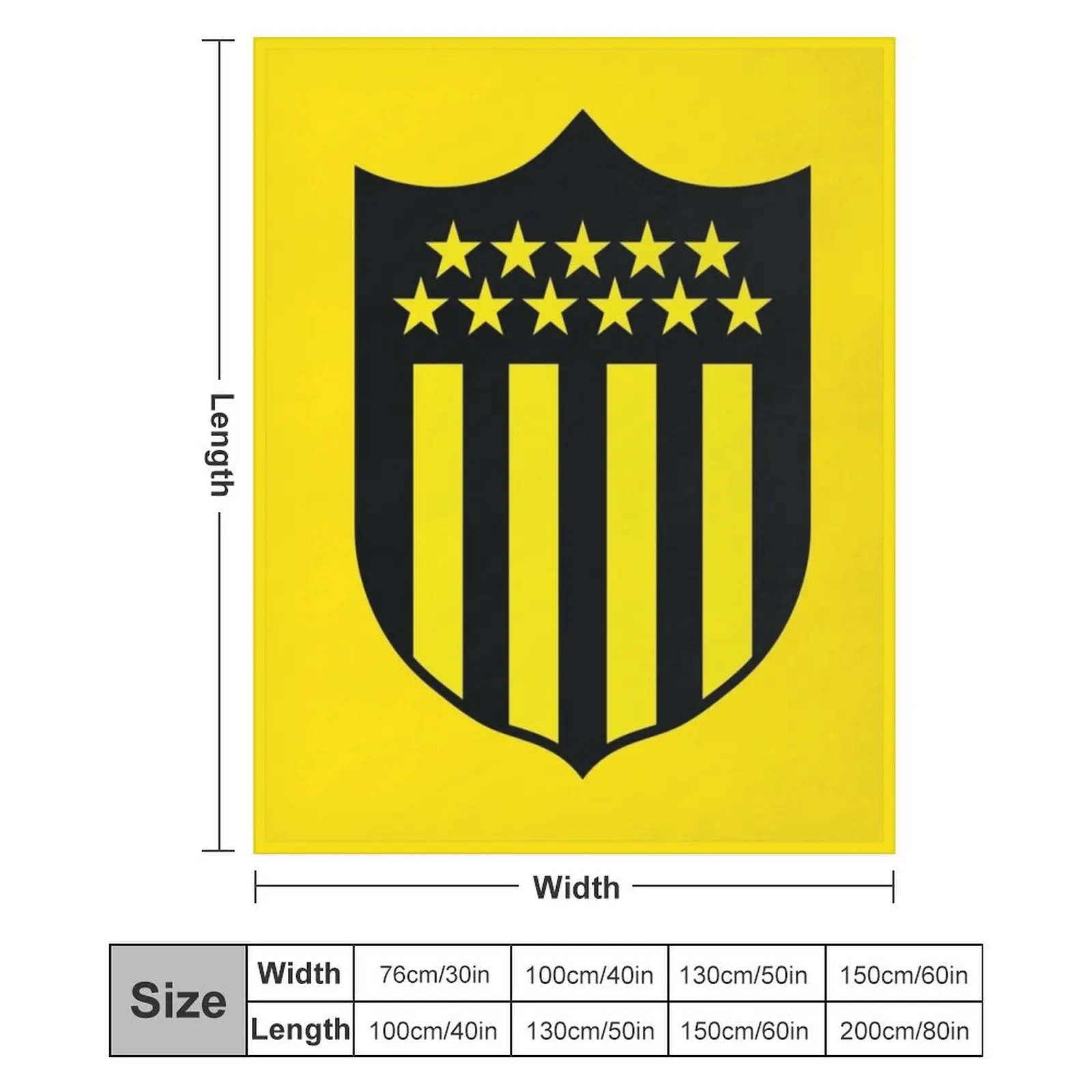 Одеяло Club Atlético Pe?arol косплей аниме красивые одеяла для дивана