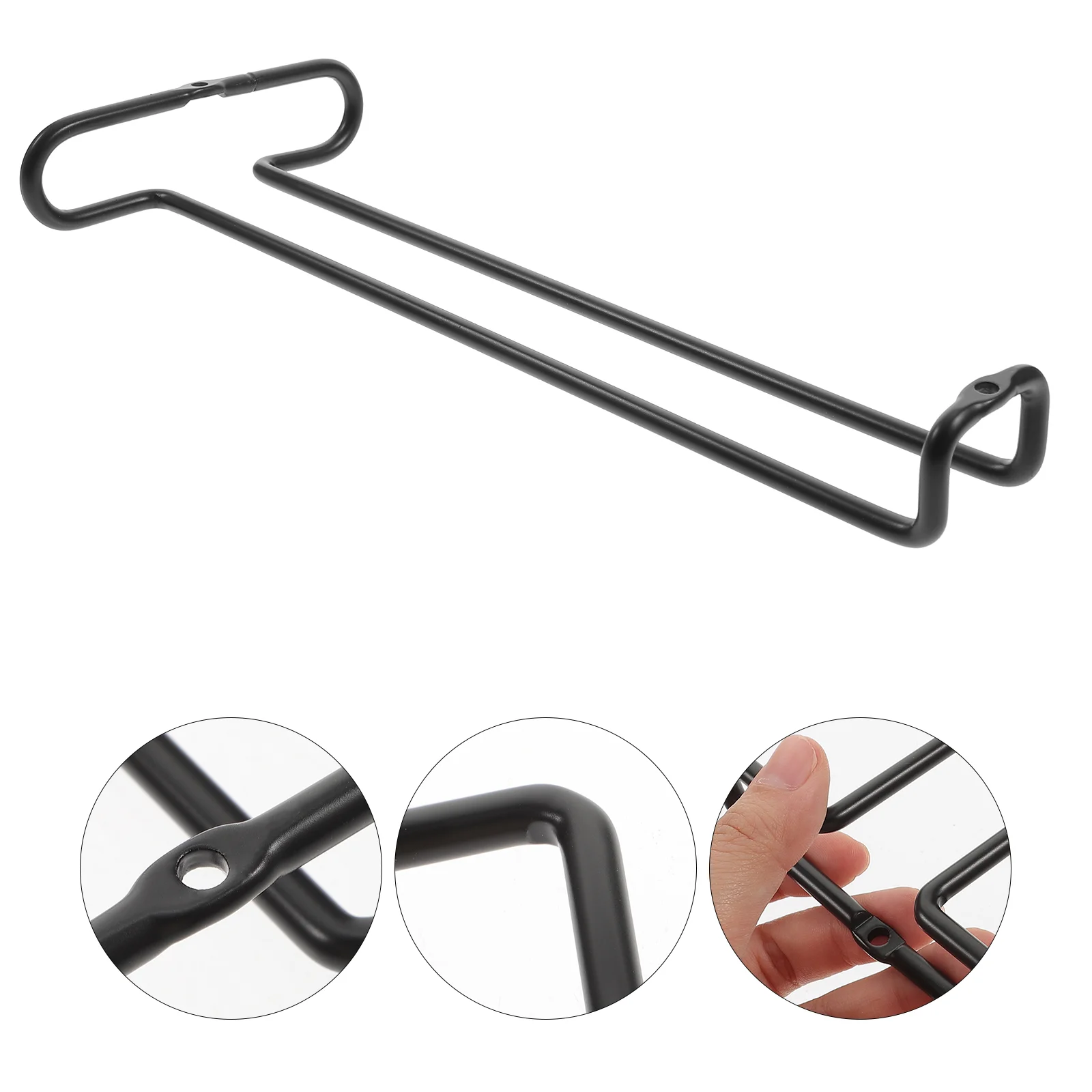 

Hanger Holder Rack Stemware Metal Organizer Mug Cup Hanging Cups Iron Glasses Storage Cabniet Goblet Coffee Cabinet