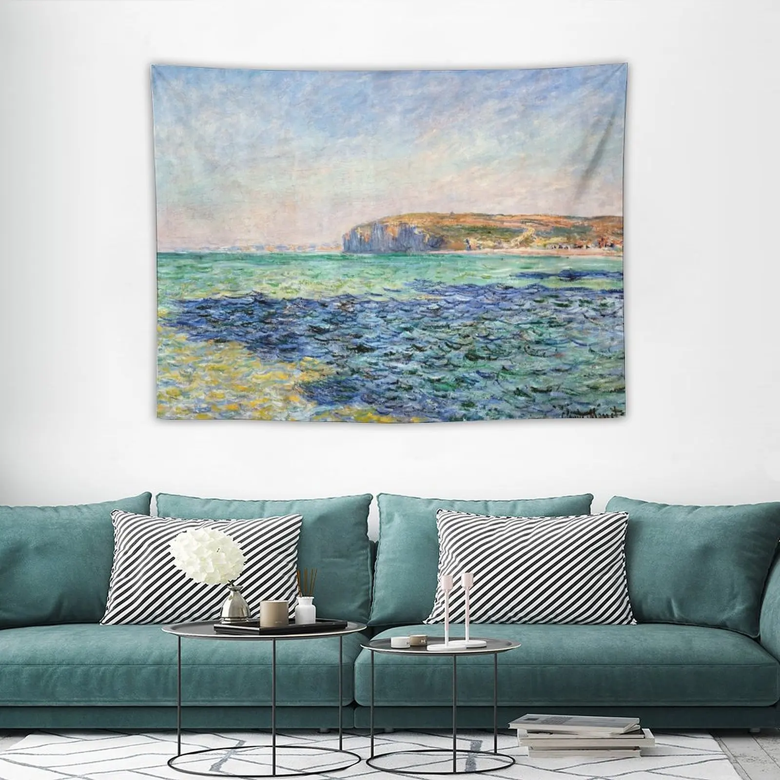 1882-клод Моне-тени на море. Гобелен The клюшек дневного света x 80 эстетический