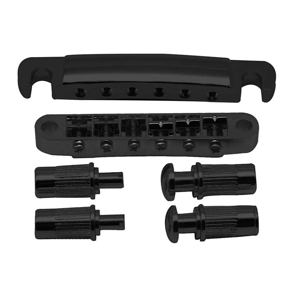 

Guitar Bridge Replaced Part Smooth Surface Adjustable Saddle Decoration String Pull Plate Guitars Supplies Replaced Part