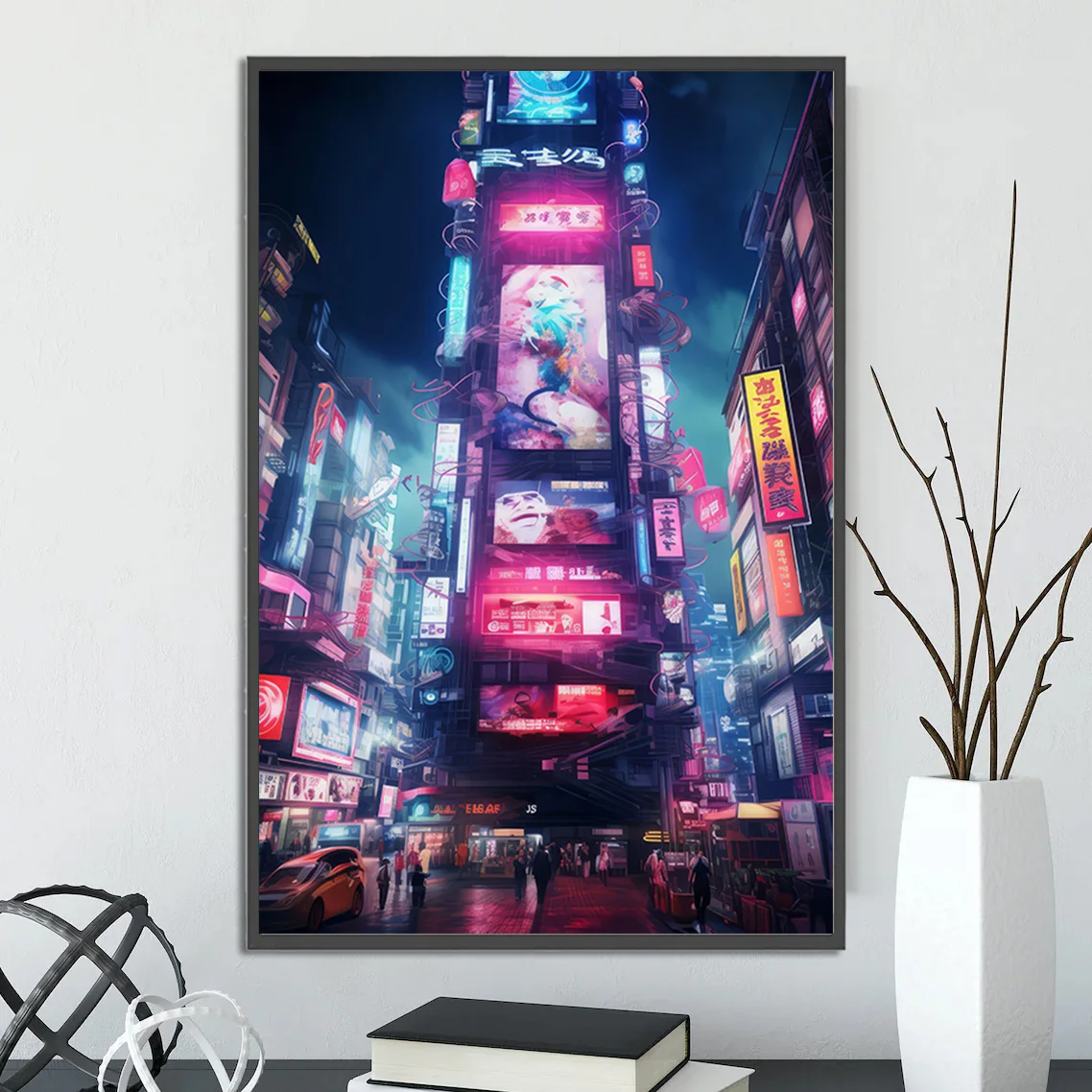 

Киберпанк постер TOPTOY