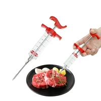 hot selling bbq meat syringe marinade injector turkey chicken flavor syringe kitchen cooking syinge accessories cooking tools