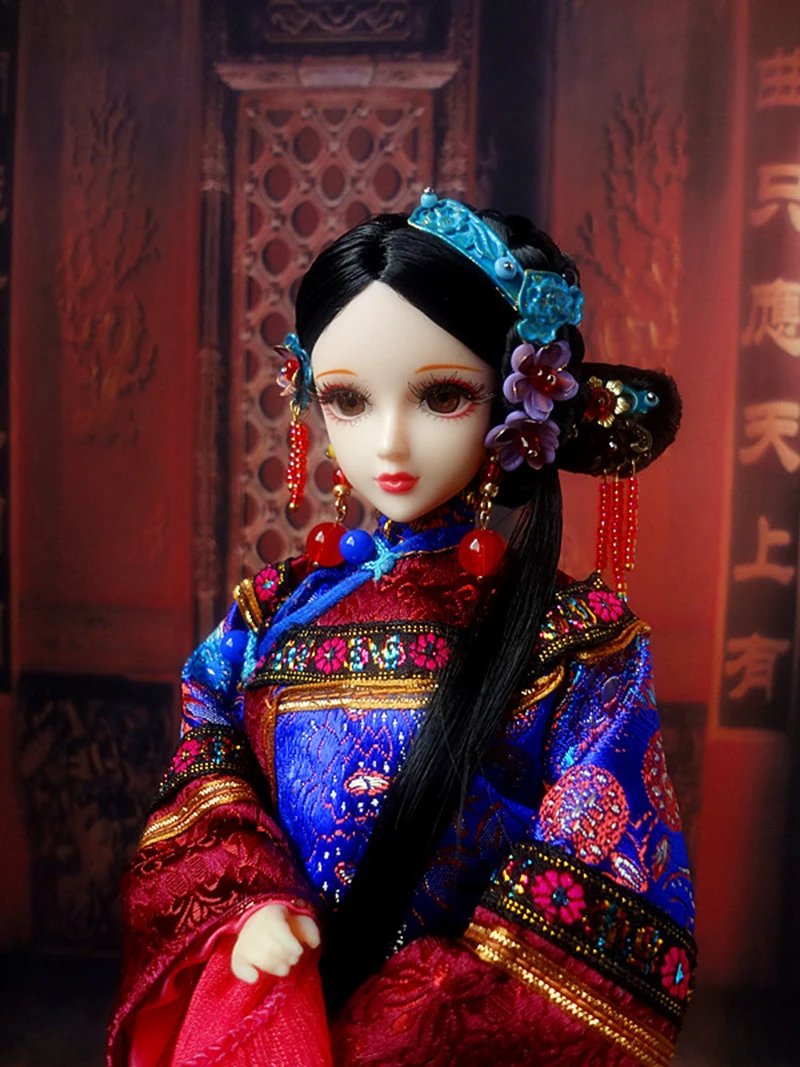 Коллекционные китайские куклы 1/6 винтажная кукла династии Цин древние