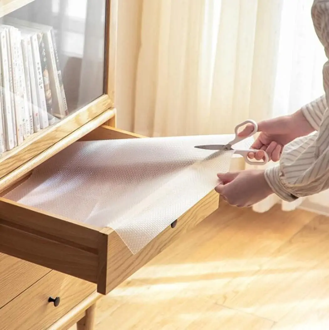 Soqool 8 Шт. Моющиеся Вкладыши Для Ящиков И Полок Водостойкий Прозрачный Коврик