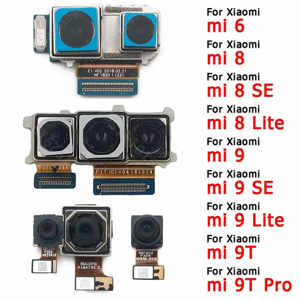 

Back Camera For Xiaomi Mi 9 SE 9T Pro 6 8 Lite Mi6 Mi8 Mi9 Rear Camera Module Backside Original Spare Parts Replacement Flex