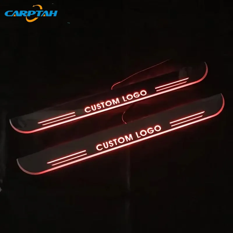 Автомобильная светодиодная накладка на порог для Audi Q7 4L 4M 2005-2017 2018 2019 Внешние