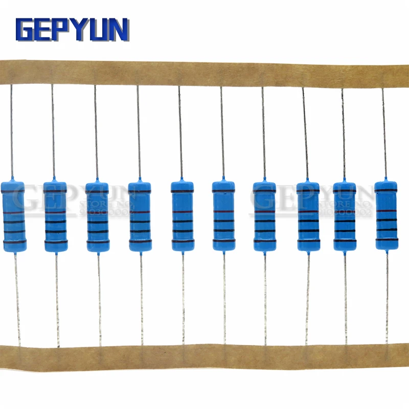 Металлопленочный резистор 3 Вт 1% 1R 4.7R 10R 22R 33R 47R 1 к 4 7 10 100 22 33 47 4K7 Ом Gepyun ~ м 20 шт.