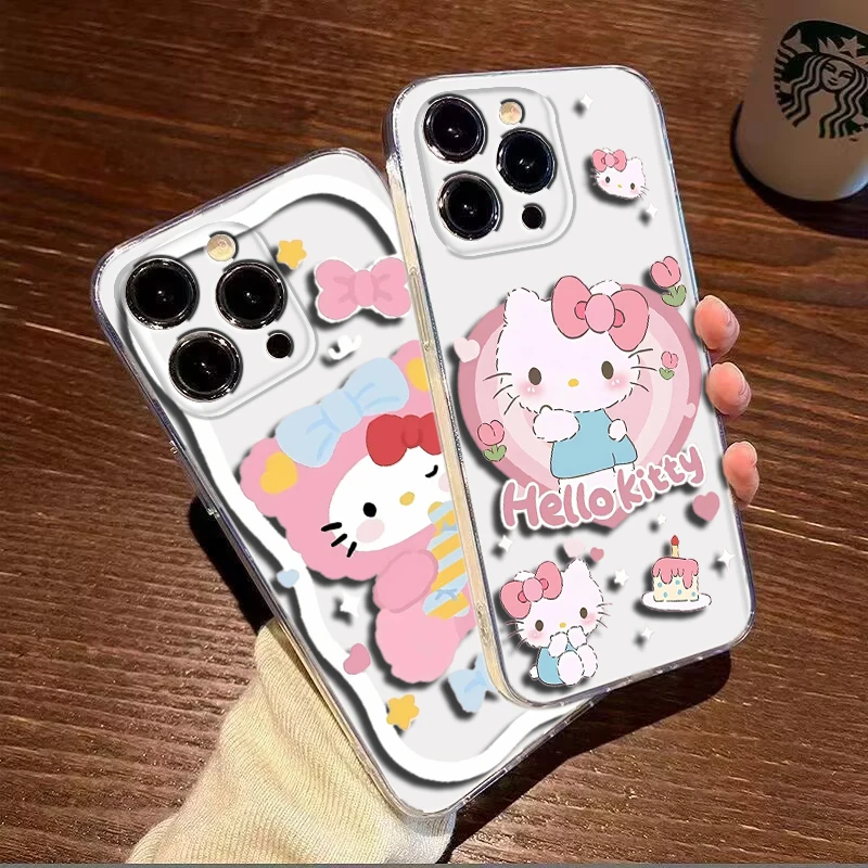 Мягкий чехол hello kitty для Samsung A7 A70 A71 A72 A8 A9 J2 J4 J5 J6 J7 J9 M30S M31 M51 M23 A04 A14 A23 A34 A54