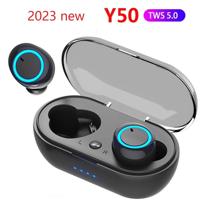 

new Y50 TWS wireless headphones sport earphone 5.0 bluetooth Gaming Headset Microphone Wireless Earbuds PK Y30 E6S F1 i7 A6S E7