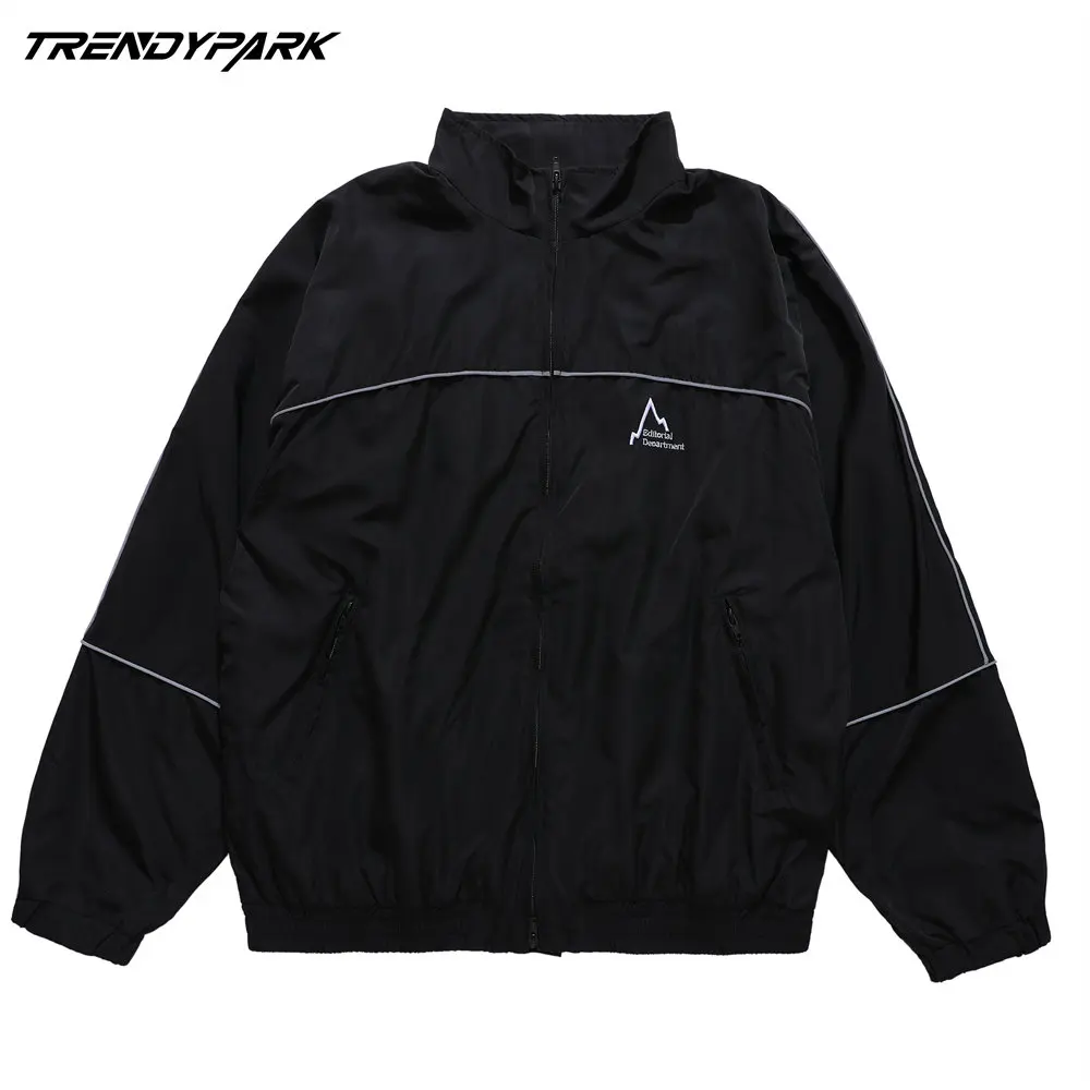 

AAAAMen's Jacket Vintage Letters Embroidery Motorcycle Jackets for Men 2022 Autumn Harajuku Streetwear Casual Pu Faux Leather