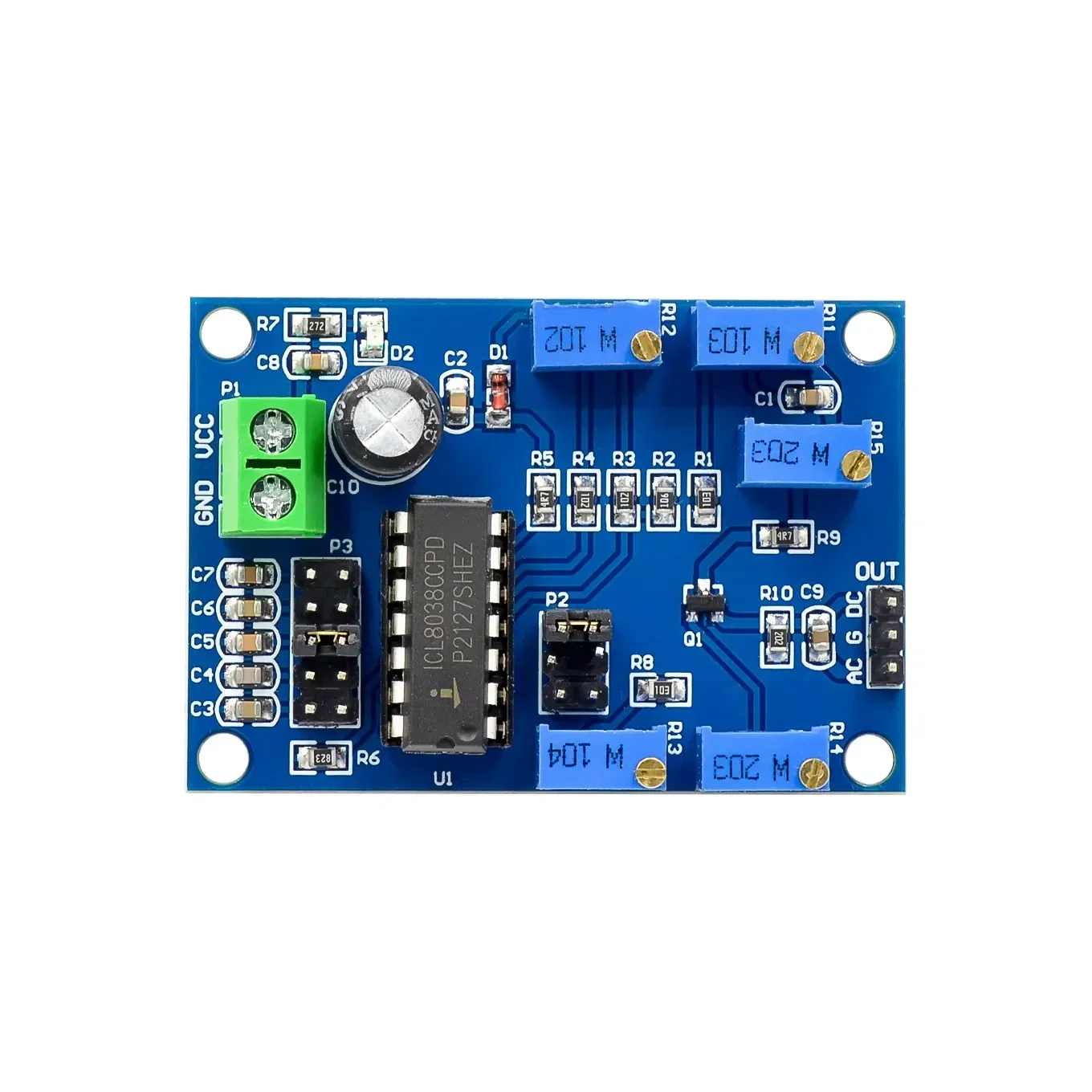 ICL8038 Генератор сигналов средней/низкой частоты сигнала 10 Гц-450 кГц