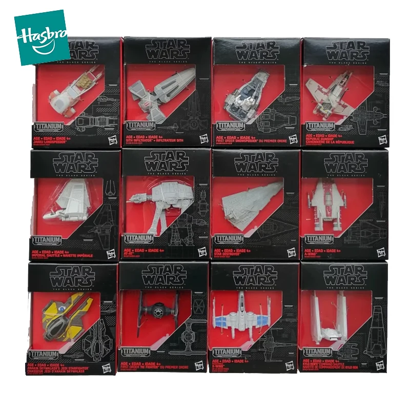 

Hasbro STAR WARS Alloy Spaceship Action Figure Warship Star Destroyer X-Wing Fighter Millennium Falcon Model for Boys Collection