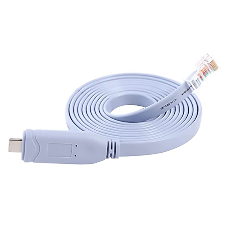 

USB TO Type C Console Configuration Cable Type C To RJ45 Serial Router Debugging Cable