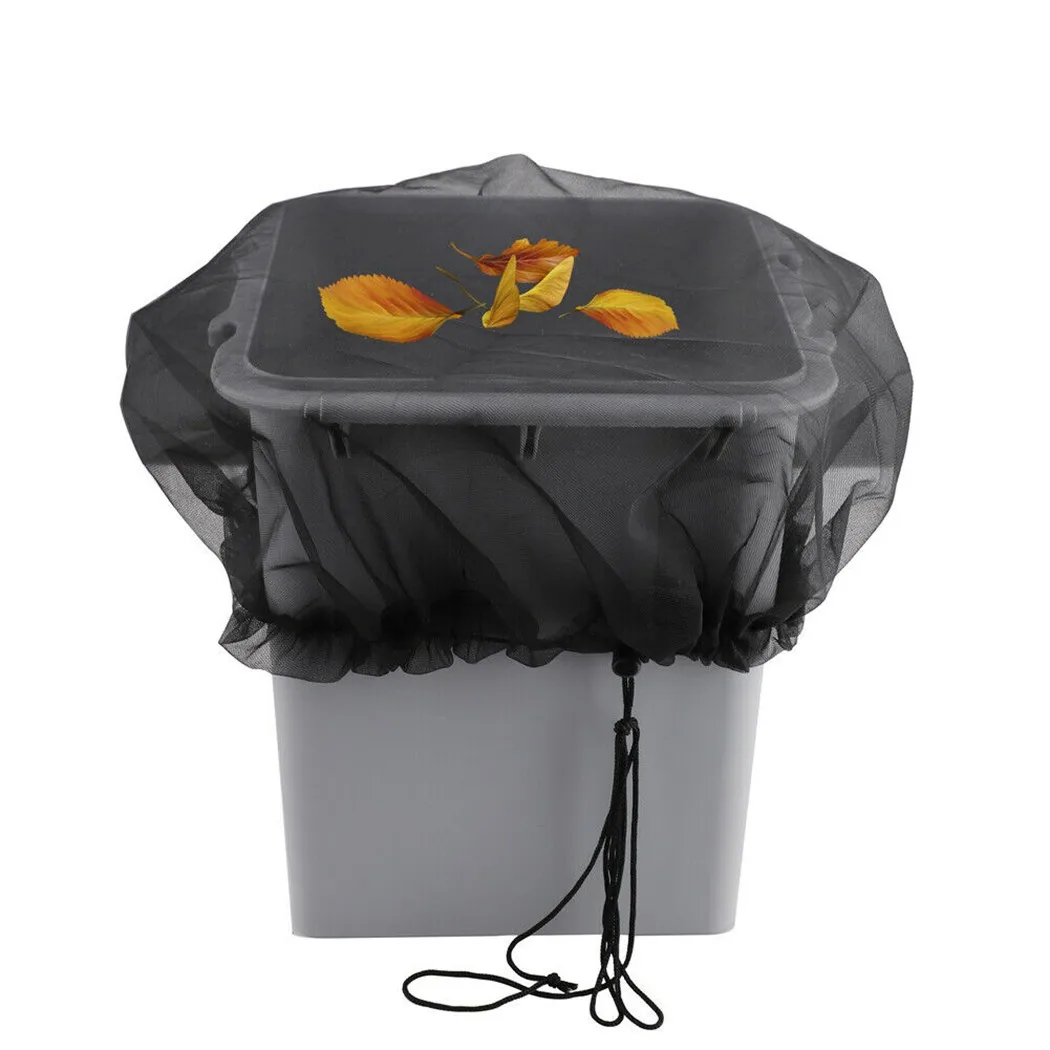 

Outdoor Rain Barrels Net With Cord Anti-Mosquito Water Barrel Protection Cover Convenient 95cm Network Coverage