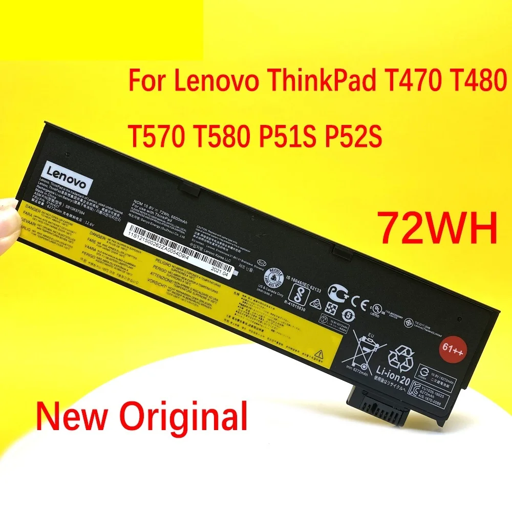 

2022 Original For Lenovo ThinkPad T470 T480 T570 T580 P51S P52S 61+ 01AV423 01AV424 01AV425 01AV426 01AV427 01AV428 Laptop