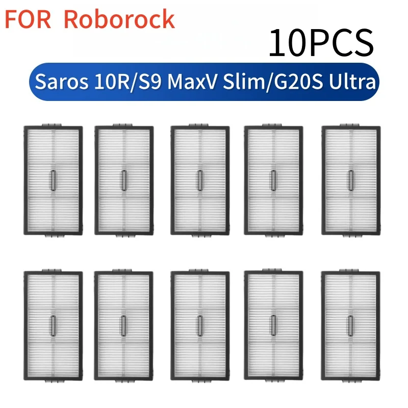 Фото Аксессуары для Roborock Saros 10R/S9 MaxV Slim/G20S Ultra: основная и боковые щетки, насадки для влажной уборки, HEPA-фильтры, мешки для пыли, держатели для робота-пылесоса и швабры №5